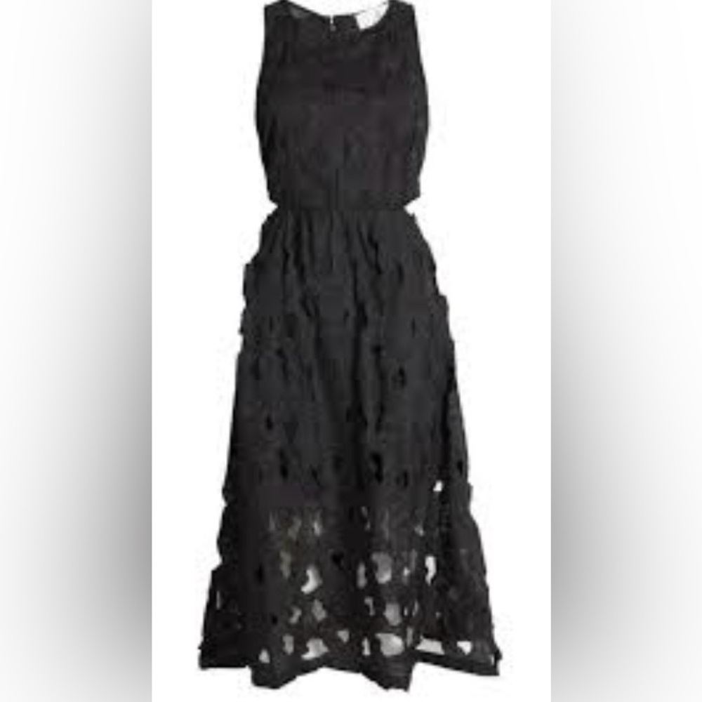 Sam Edelman Black Lace Midi Dress - Picture 4 of 12